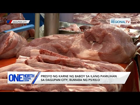 Presyo ng karne ng baboy sa ilang pamilihan, bumaba ng P5/kilo | One North Central Luzon