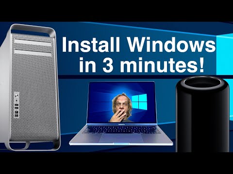 It's Never Been Easier! Install Windows in Mac OS! No BootCamp required Intel Macs only.