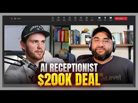 He sold 300 AI Receptionists to Franchises in ONE Month ($499/mo Clients)