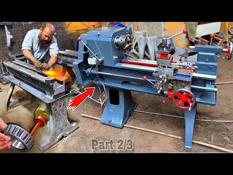 Amazing Factory Manufacturing Process Video | Lathe Machine Making Process | Part 2 of 3