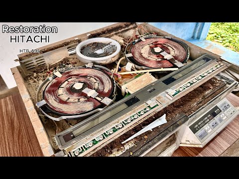 RESTORATION HITACHI HTB-A9S Stove Details | Restore 30-year-old rusted induction cooker