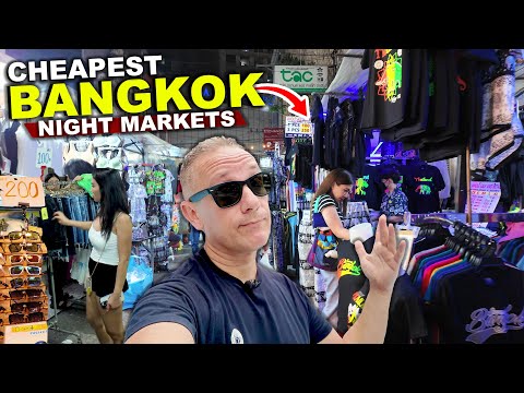 BANGKOK'S Cheapest Night Markets | Best Places To Shop At Night Prices & Quality #livelovethailand