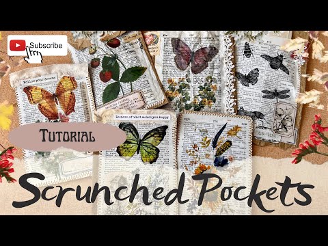 EASY Junk Journal Scrunched Pockets