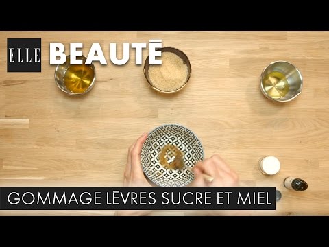 DIY : Comment faire un gommage des lèvres au sucre et au miel I ELLE Beauté