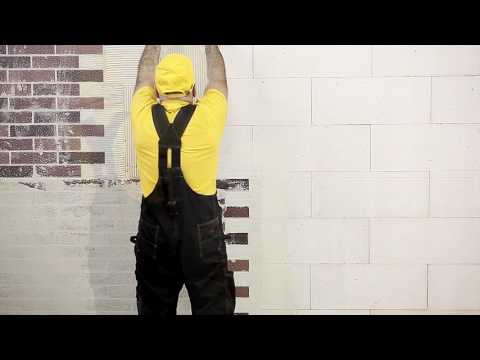 Технология монтажа. Решение для отделки из газобетоных блоков.