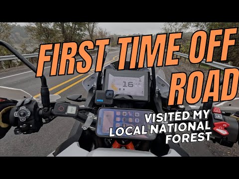 Riding the 2024 KTM 1290 Super Adventure R in the rain.