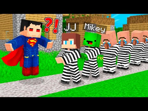 Why Did Superman Arrest Mikey and JJ in Minecraft? (Maizen)