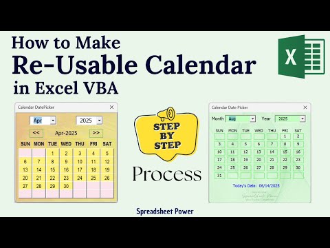 How to Make Calendar in Excel VBA (Step by Step Guideline)