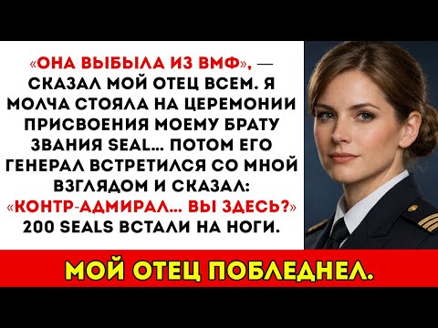 Мой отец насмехался надо мной на церемонии SEAL моего брата — но потом генерал сказал "адмирал"