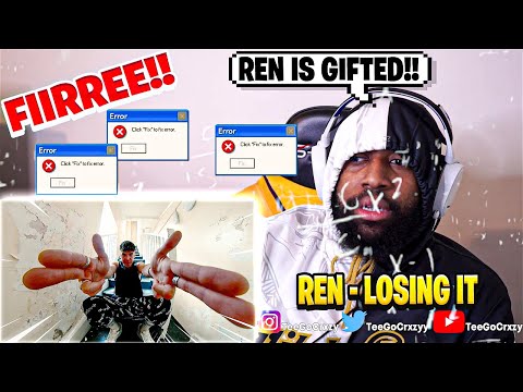 UK WHAT UP🇬🇧!!! HE'S HILARIOUS!! Ren - Losing it (FISHER Rap Version) (REACTION)