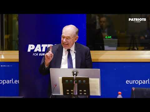 John Mearsheimer addresses the European Parliament on the topic of "Europe's Bleak Future"