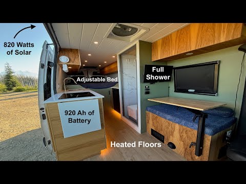 DIY Van Build Timelapse - 94 Days in  1 Hour - Music Only