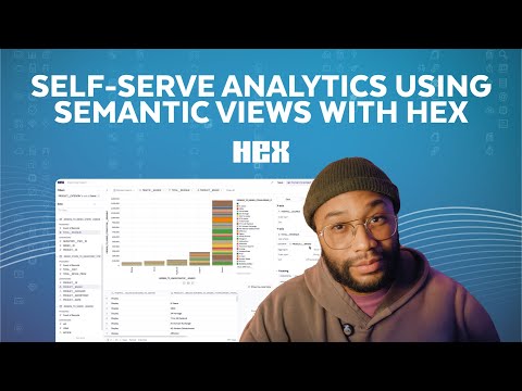 Leveraging Snowflake Semantic Views In Hex For Trusted Self-Service