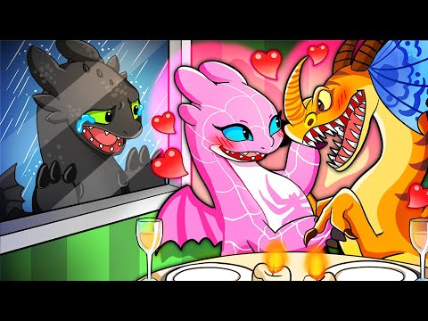 Toothless Baby Dragons Dart, Pouncer, Rufrunner Try to Save Luna -How To Train Your Dragon