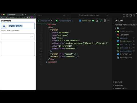 Build Robust Vue js Forms with FormKit