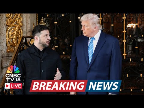 WATCH LIVE: Zelenskyy Meets with Trump in Florida to Discuss End of Russia's War in Ukraine | N18G