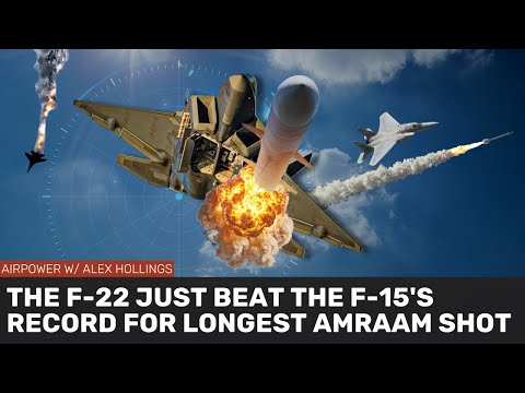 US F-22 Raptor sets NEW RECORD for long-range AMRAAM shot