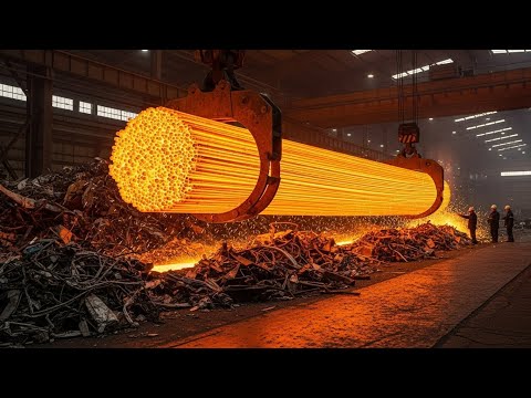 Inside a Modern Steel Recycling Plant – From Scrap to Molten Steel