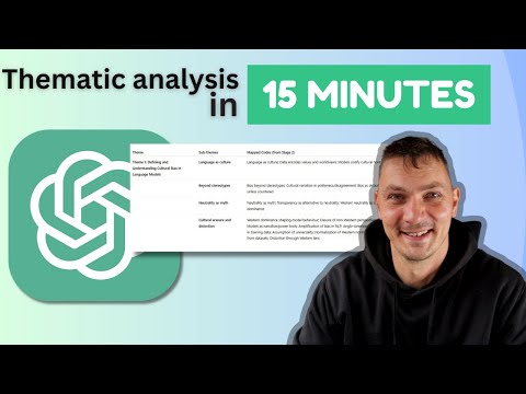 Thematic Analysis with ChatGPT - full analysis from Codes to Themes