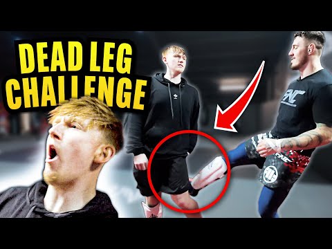 How Hard Can Angry Ginge Take A Kick Off The UFC Heavyweight Champion?