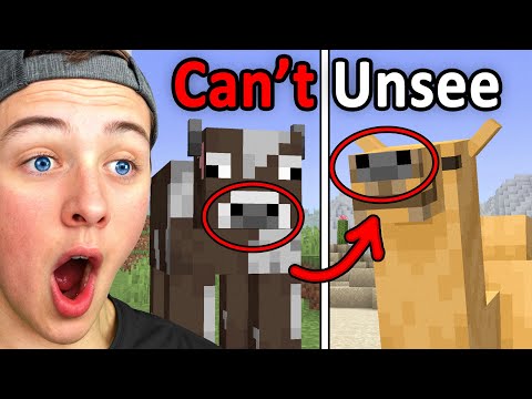 Reacting to THINGS You CAN'T UNSEE in Minecraft!
