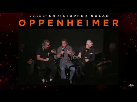 Oppenheimer FYC Panel | Hoyte van Hoytema, Dan Sasaki, David Keighley, Andrew Oran interview