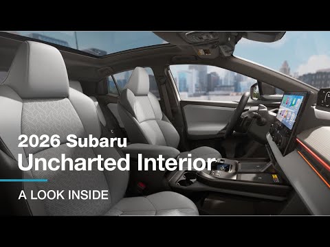 All New 2026 Subaru Uncharted Interior Fly-Through