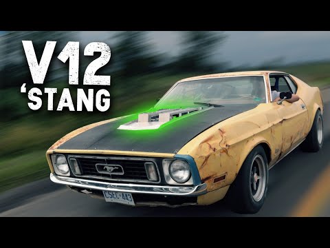 Reidus shows us his Jaguar V12 swapped Mustang "Mach12"