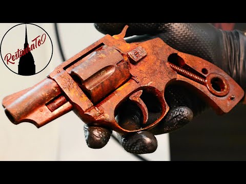 Rusty Revolver Restoration 38 special - Restoration of gun
