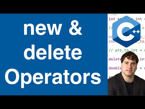 new & delete Operators For Dynamic Memory Allocation | C++ Tutorial