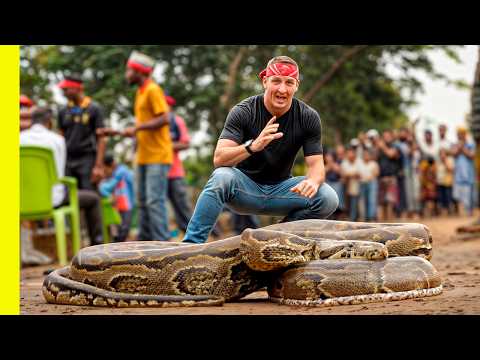 ¡Una cena peligrosa con la tribu de las serpientes en África! Vida y comida en Tanzania