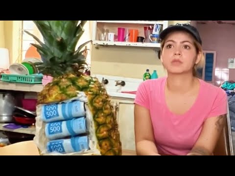 I gave a pineapple full of bills to a single mother to save her baby 😭 Her reaction made us cry