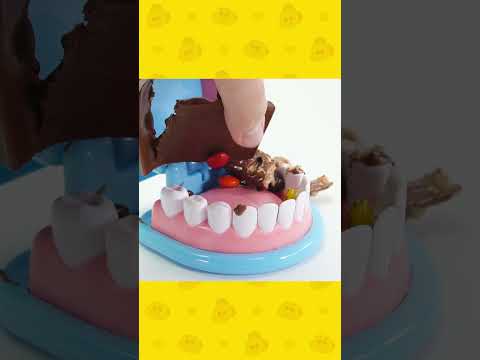 초콜릿 먹으면 이 썩어요! 🍫🦷 #shorts