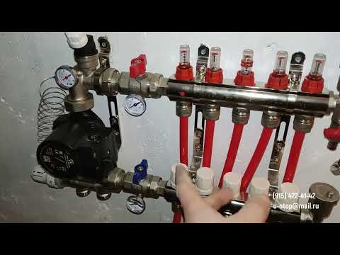 Коллектор теплого пола. Термосмесительный узел. Устройство. Из чего состоит, зачем нужен?