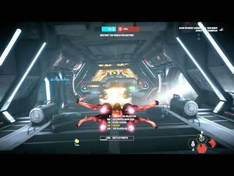 Starfighter Assault Gameplay - Fondor (Rebellion) Star Wars Battlefront II