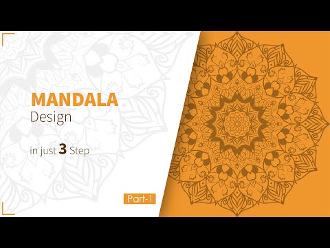 How to create Mandala design in Adobe Illustrator | Part 1| Hindi