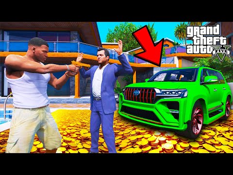 Franklin Stealing Everything From Richest Person In GTA 5 | SHINCHAN and CHOP