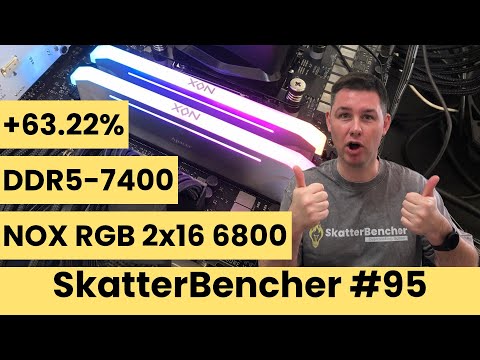 NOX RGB DDR5-6800 2x16GB Tuned for Ryzen 9 9900X | SkatterBencher #95 #UnboxWithApacer