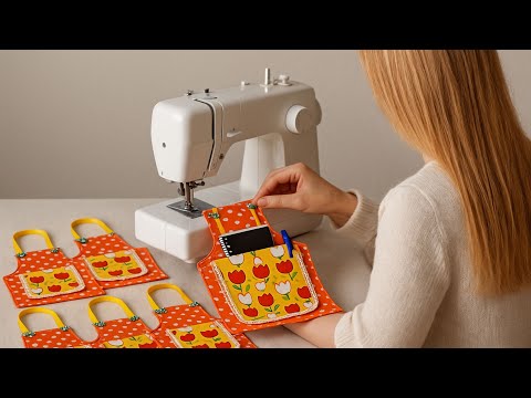 SURPRISE SOMEONE WITH THIS GIFT/ORGANIZER APRON FOR YOUR KITCHEN