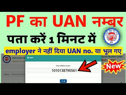 ✅ UAN number kaise pata kare 2024 | pf uan number kaise pata kare | How to find get / pf uan no