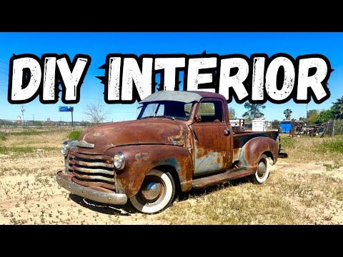 TRASHED to NEW. 1948 Chevy gets budget INTERIOR + a hood and MORE!
