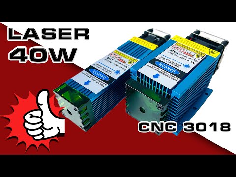 Обзор лазера 40 Вт с Алиэкспресс для CNC 3018