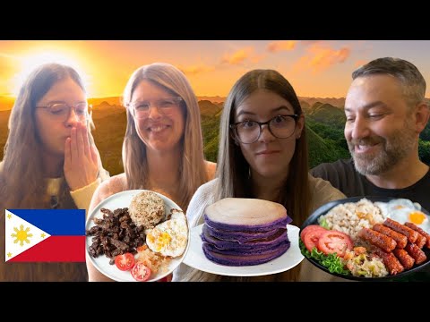 Canadian Family AMAZED by Filipino Breakfast