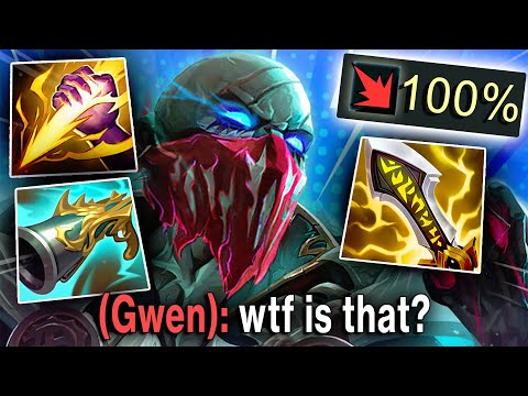 Pyke jungle but I have 100% Crit and if you get hooked you're dead (no ult needed)