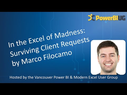 In the Excel of Madness: Surviving Client Requests | Marco Filocamo