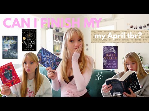 Can I read my April tbr in a week? *reading vlog*