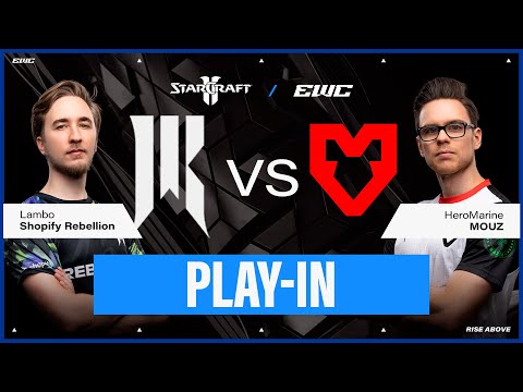 Lambo vs. HeRoMaRinE | StarCraft II at EWC 25 - Day 1 - Play-In