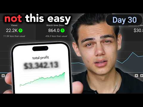 I tried Faceless YouTube for 30 Days (realistic results)