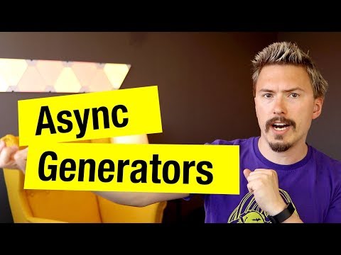 Using async generators to stream data in JavaScript