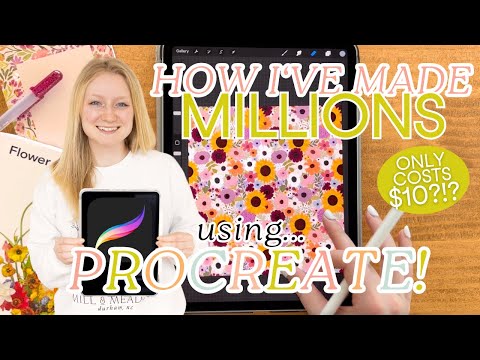The $10 drawing app I've used to make MILLIONS! I'll show you how I use Procreate to draw